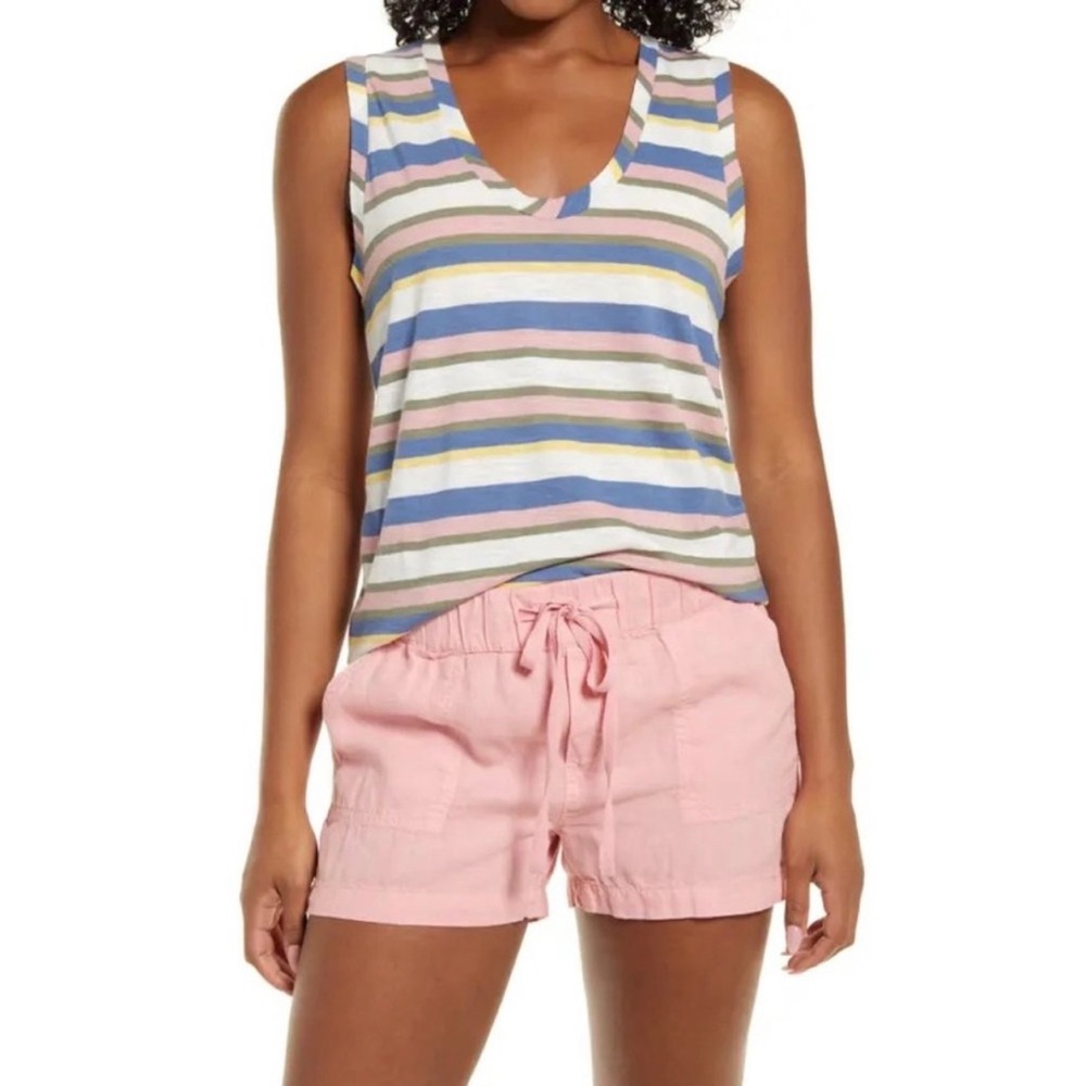 Caslon multi stripped top